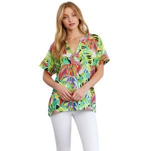 NEW CROSBY BY MOLLIE BURCH judy tunic in fancy flock
